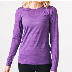 ZYIA active purple chill long sleeves